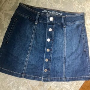 Jean Skirt with 14.5” inch inseam